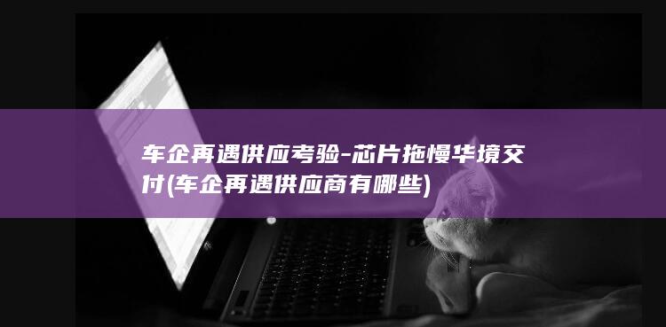 车企再遇供应考验-芯片拖慢华境交付 (车企再遇供应商有哪些)