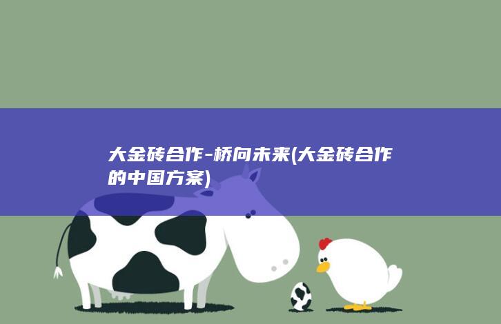 大金砖合作-桥向未来 (大金砖合作的中国方案)