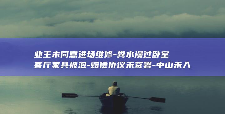 业主未同意进场维修-粪水漫过卧室客厅家具被泡-赔偿协议未签署-中山未入住精装房不到俩月三次返污-排污管道掏出刷子网球等；项目方 (未经过业主同意他人不能进入吗)