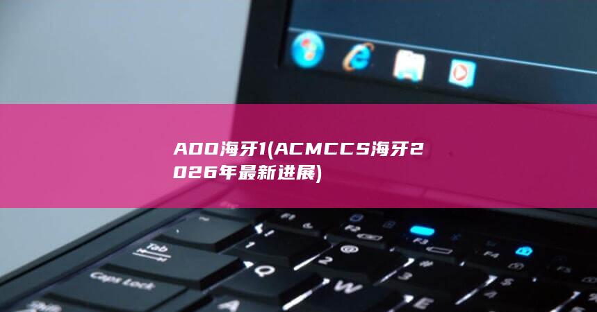 ADO海牙1ACMCCS海牙2026年最新进展